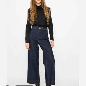 Jesse Kamm Sailor Jeans Dark Blue Denim Size 2